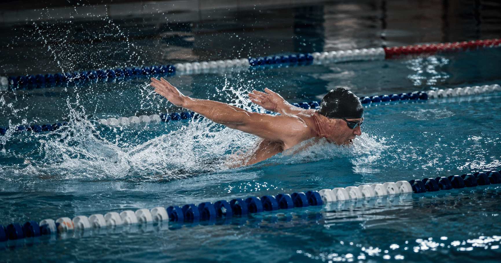 Respiracion en el estilo mariposa de natacion