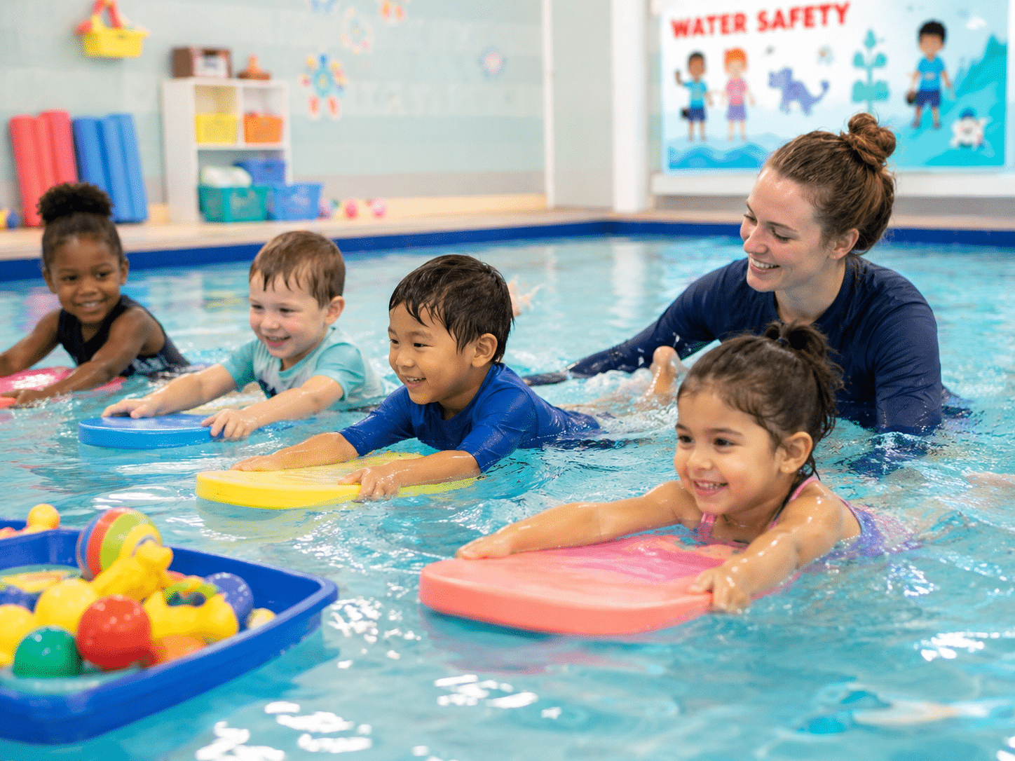 Natación para niños: desarrollo motor desde la temprana edad